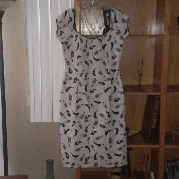 Switchblade Stiletto Dresses & Skirts - Retro Rockabilly style wiggle dress pinup whiskey